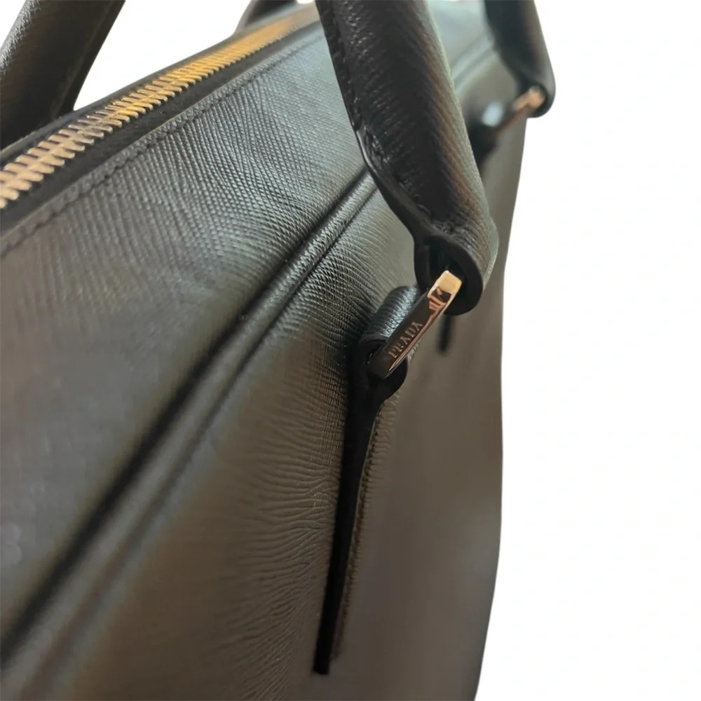 Prada Saffiano Leather Briefcase - Picture 4 of 16
